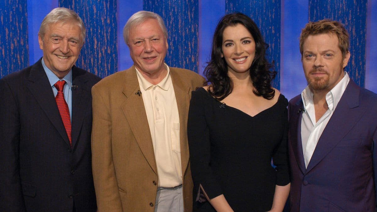 Nigella Lawson, Eddie Izzard, David Attenborough, Chris Rea, David Gray