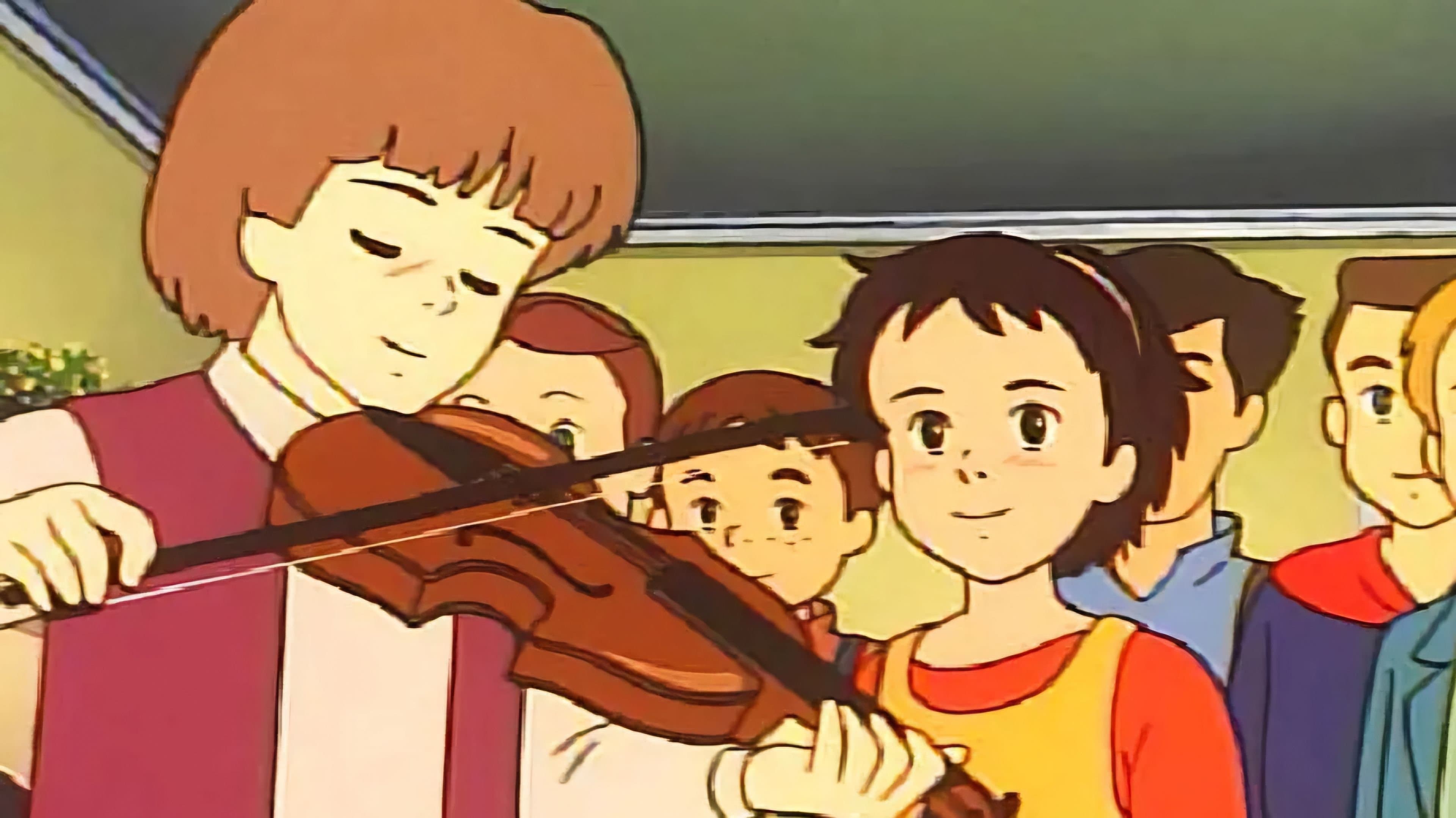 The violinist's performance