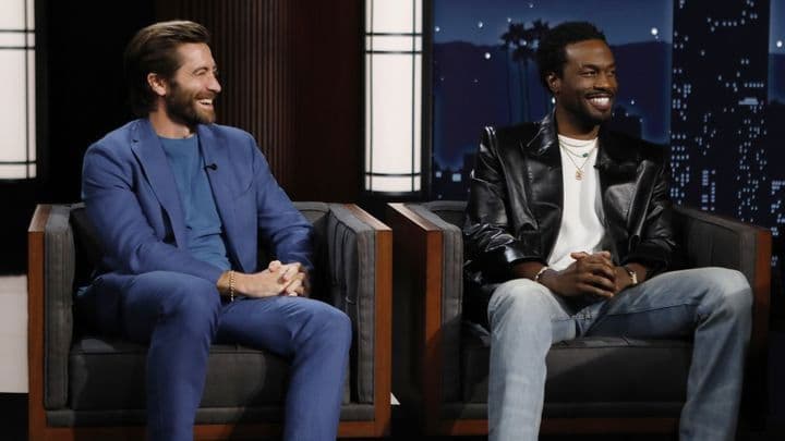 Jake Gyllenhaal, Yahya Abdul-Mateen II, Eiza González, alt-J
