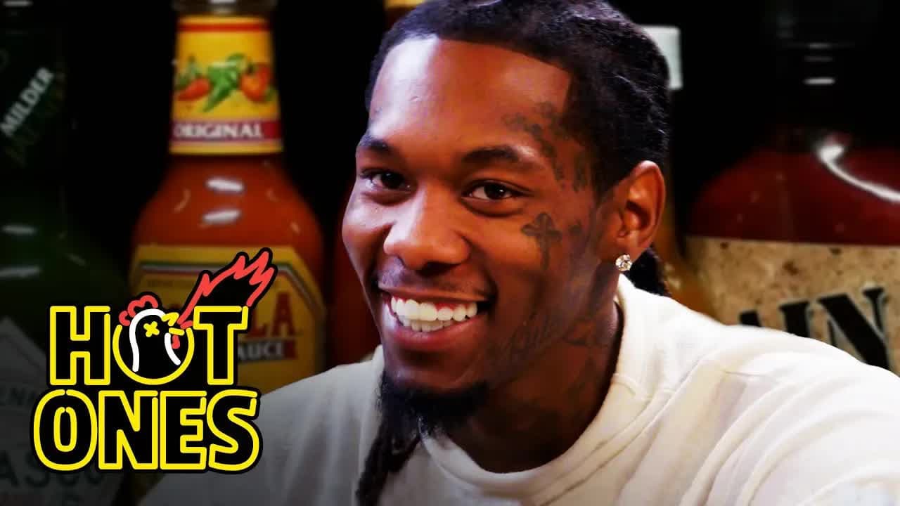 Offset Screams Like Ric Flair While Eating Spicy Wings