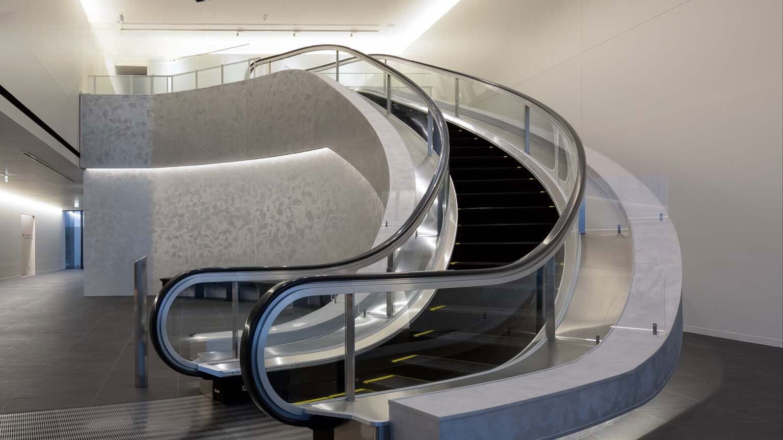 Curved Escalators