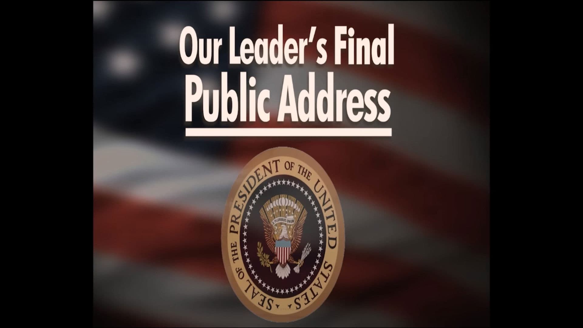 FOOTAGE OF FINAL TRUMP RALLY