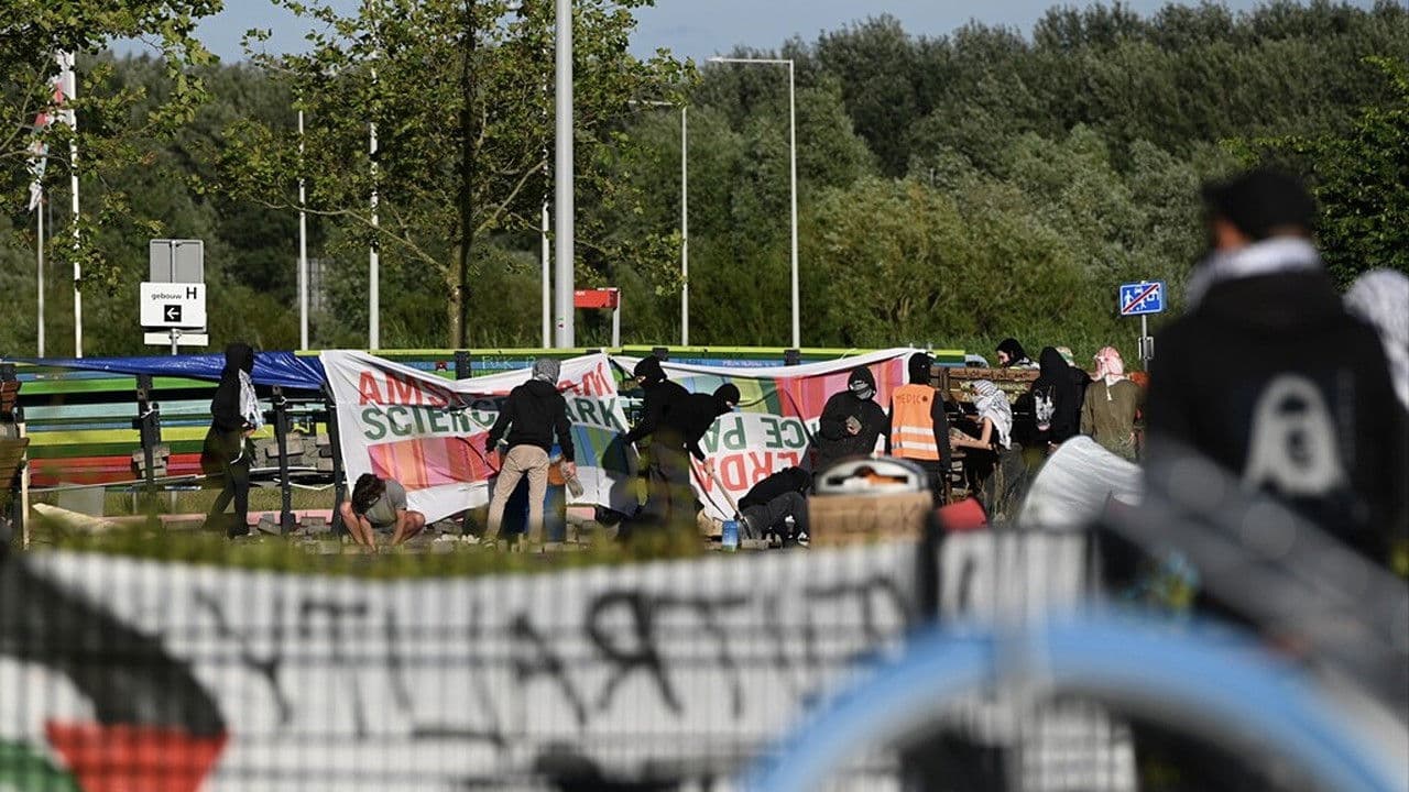 Studenten op de barricade