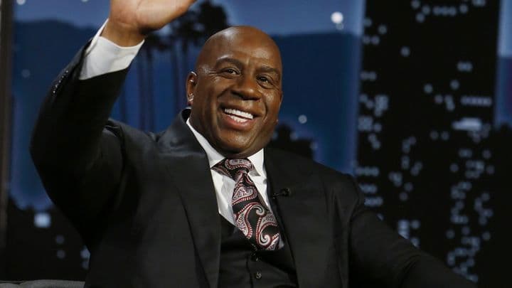 Magic Johnson, Naomi Scott, Girl in Red