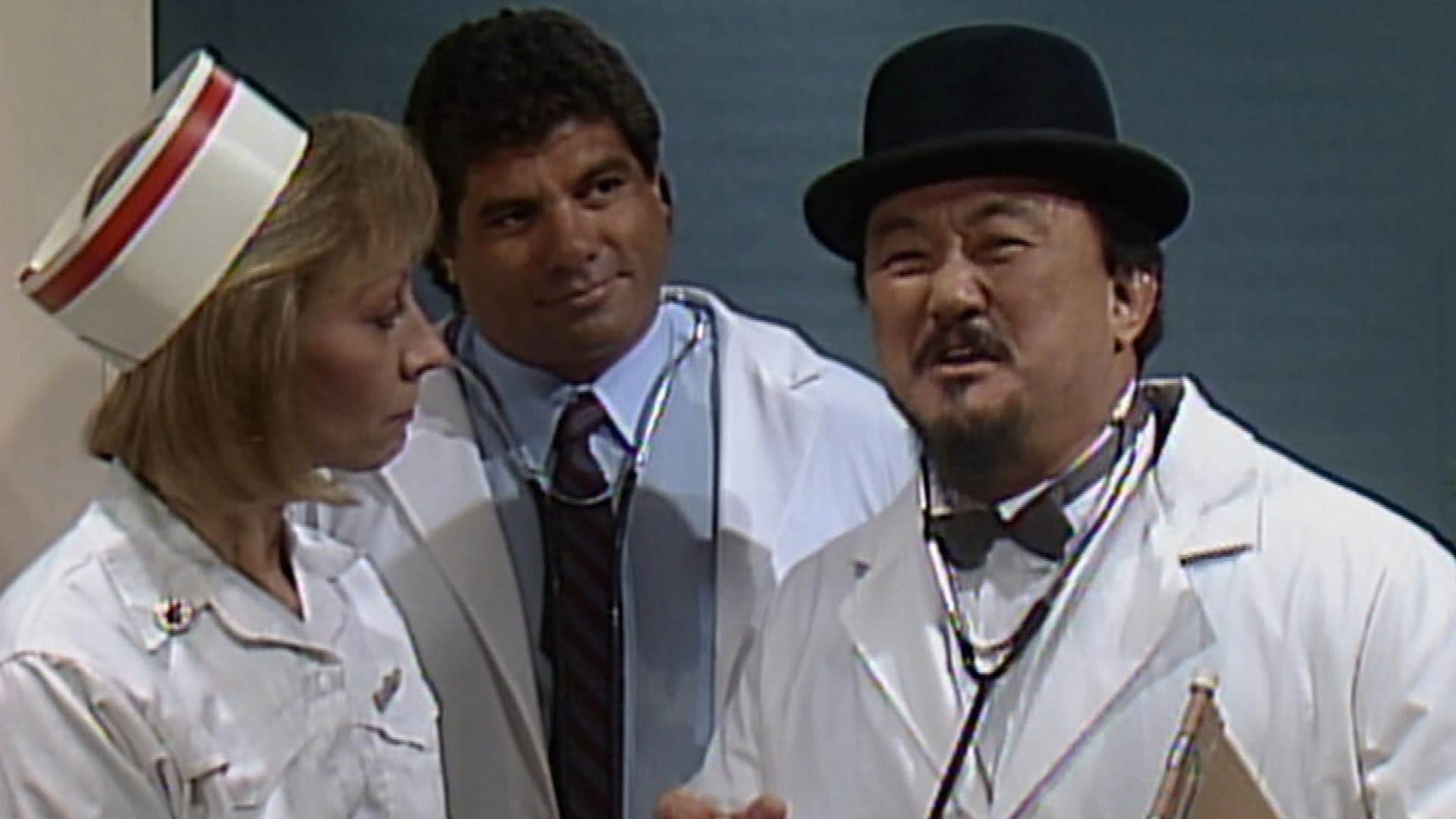 Mr. Fuji and Don Muraco show their soap opera