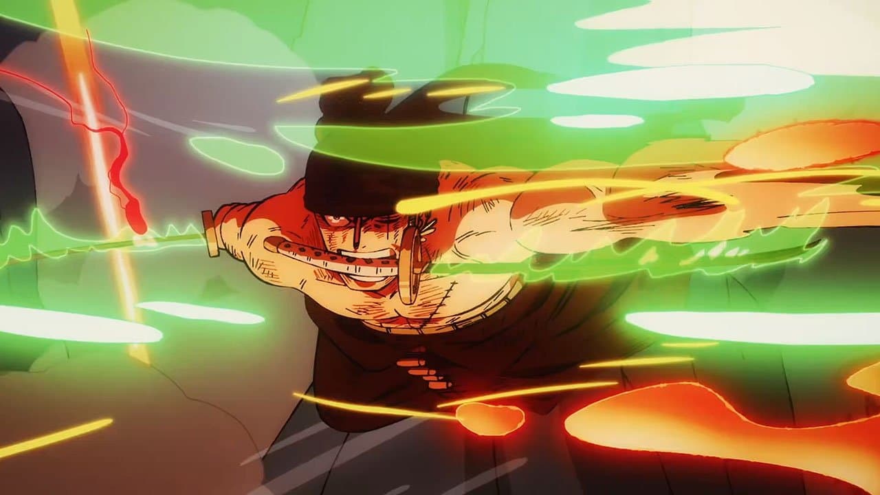 The Three-Sword Style of the Supreme King! Zoro vs. King