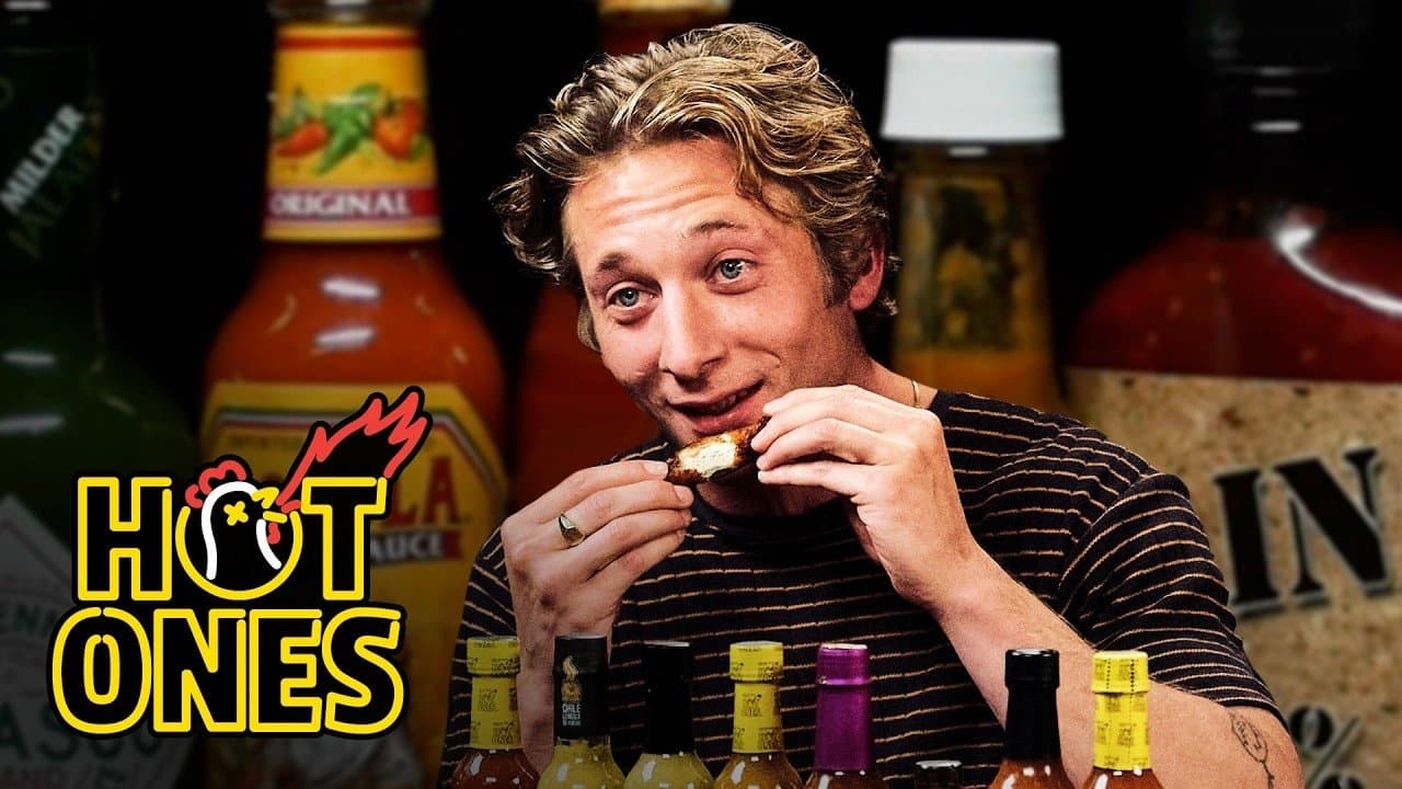 Jeremy Allen White Embraces Chaos While Eating Spicy Wings