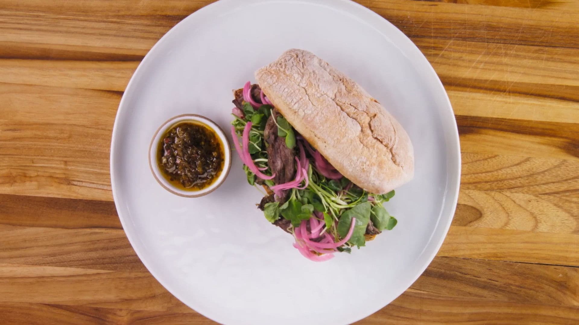 Southlands Grilled Skirt Steak Sandwich - A Lord of the Rings Inspired Meal