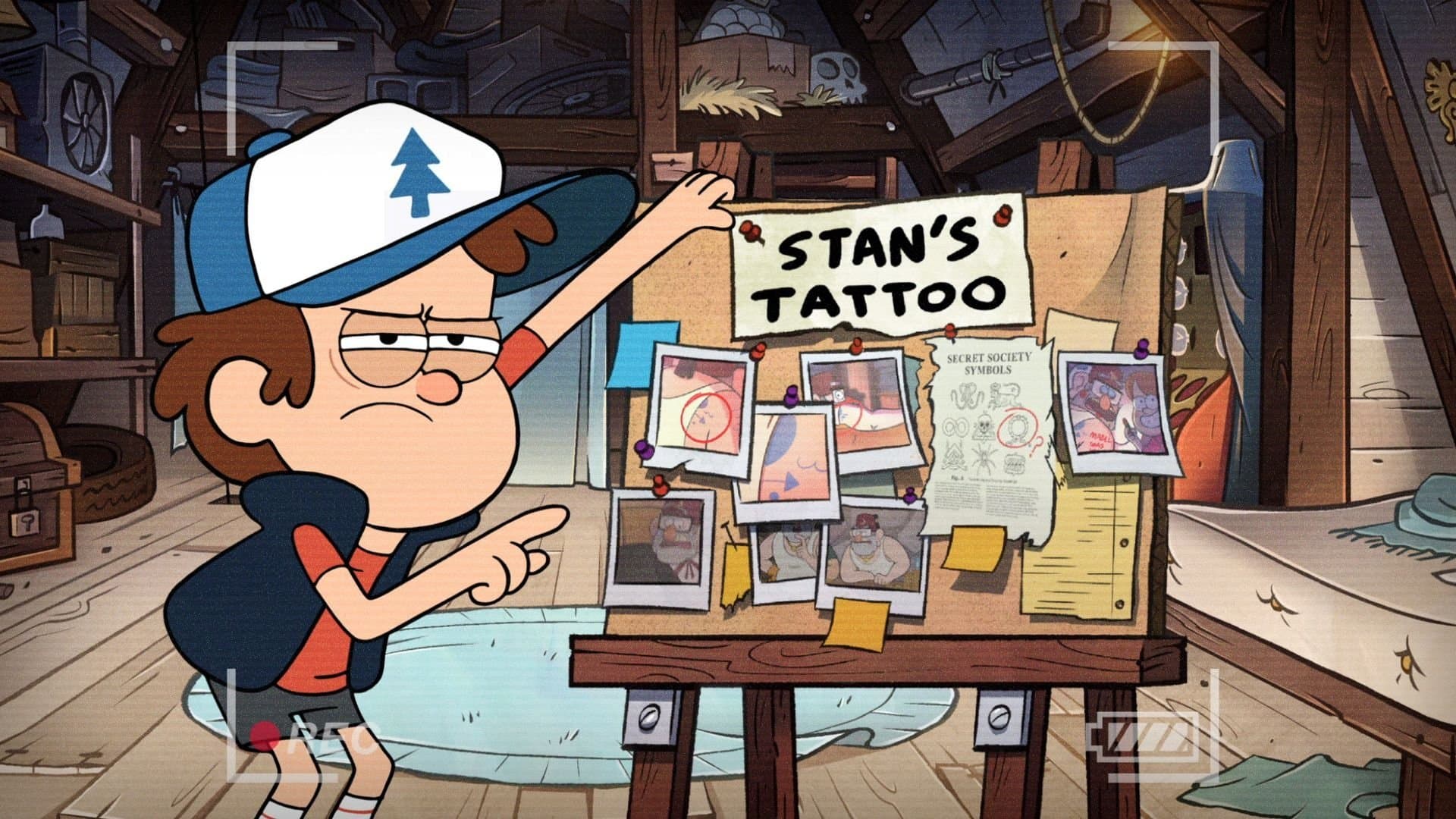 Dipper's Guide to the Unexplained - Stan's Tattoo